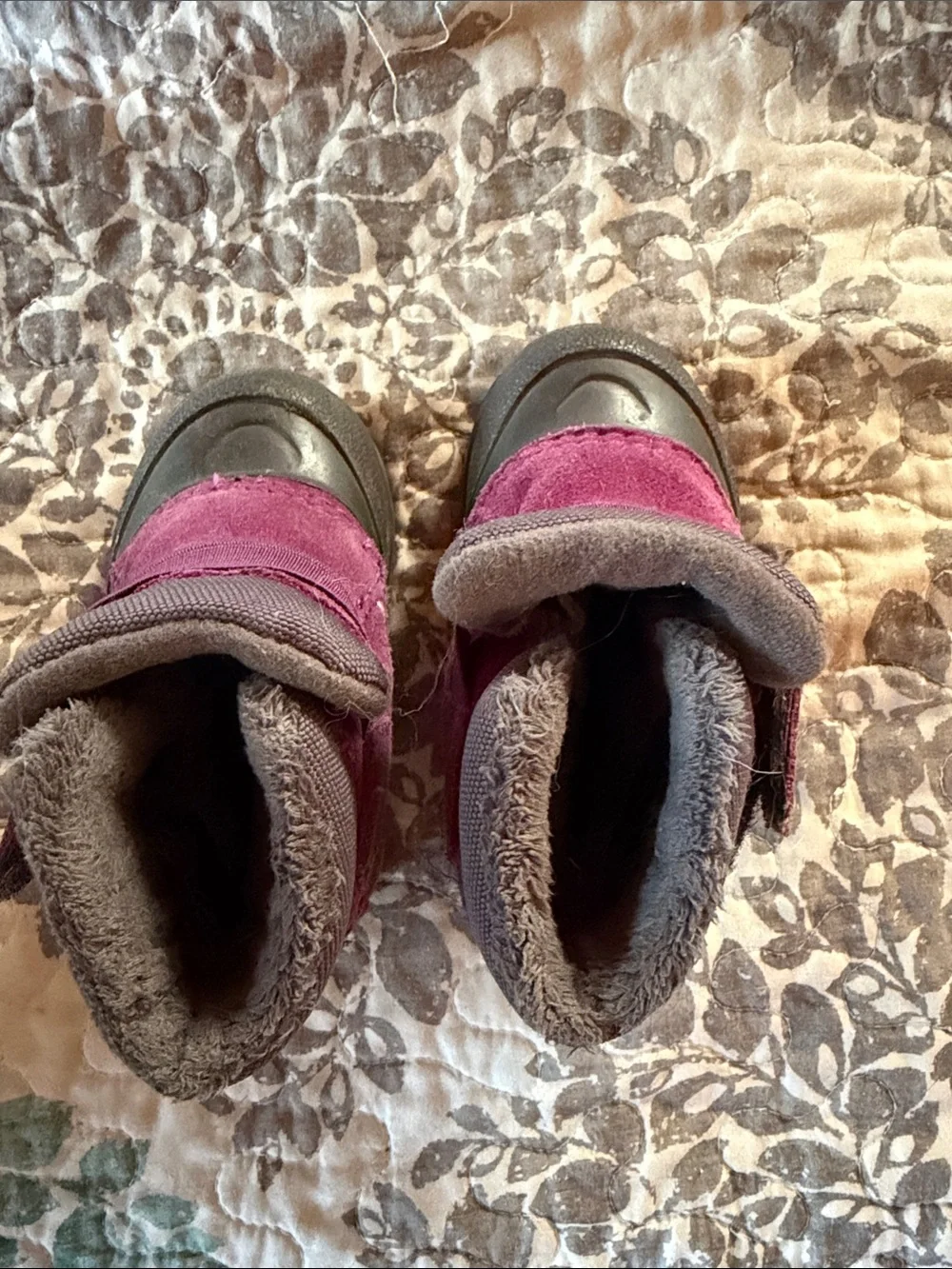 The North Face Kids Plum & Black Snow Boots